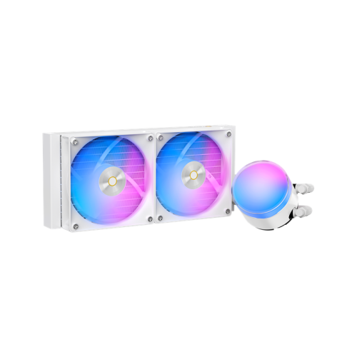 Ocypus Delta L24 WH ARGB V2, 240mm, ARGB Pump,2x120mm ARGB fans, LGA115X/1200/1700/18XX, AM4/AM5