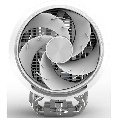 ZALMAN ZET5 WHITE, 5 HEAT PIPES, 4-PIN PWM, 600-2000 RPM, 30.4 DBA MAX, HYDRO BEARING, FULL SOCKET SUPPORT