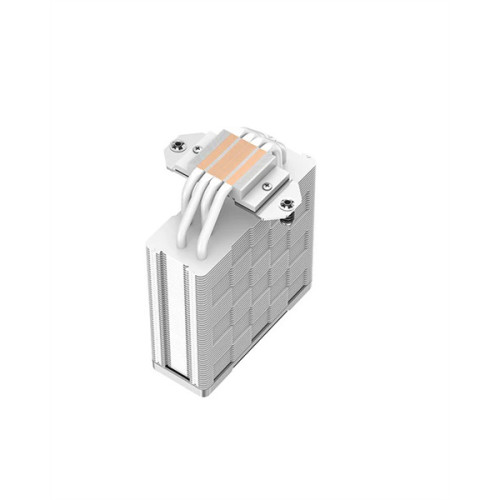 DEEPCOOL AK400 WH LGA1700/1200/115X/AM5/AM4 (18шт/кор, TDP 220W, PWM, Fan 120mm, 4 тепл. Трубки, белый) RET