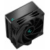 DEEPCOOL AK400 ZERO DARK LGA1700/1200/115X/AM5/AM4 (18шт/кор, TDP 220W, PWM, Fan 120mm, 4 тепл. Трубки, черный) RET