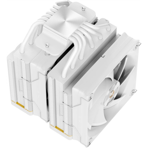 Ocypus Iota A62 WH, 2x120mm FAN, Display Panel, 6 HEAT PIPES, 4-PIN PWM, 500-2000 RPM, 29DBA, FDB, LGA115X/1200/1700/18XX, AM4/AM5