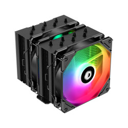 ID-COOLING SE-207-XT ARGB LGA20XX/1700/1200/115X/AM5/AM4 (8шт/кор, TDP 280W, PWM, черный, 7 тепл.трубок + медная база, 2 x FAN 120mm,  Addressable RGB LED) RET