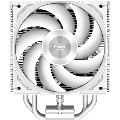 PCCooler RZ400 V2 WH, 120mm FAN, 4 HEAT PIPES, 4-PIN PWM, 500-2200 RPM, 32 DBA, FDB BEARING, LGA 1851/1700/1200/115X, AMD AM5/AM4