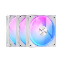 Ocypus Delta F12 WH ARGB 3 IN 1, 120x120x25mm, 4-PIN PWM, 500-2000 RPM, 29 DBA MAX, HYDRO BEARING