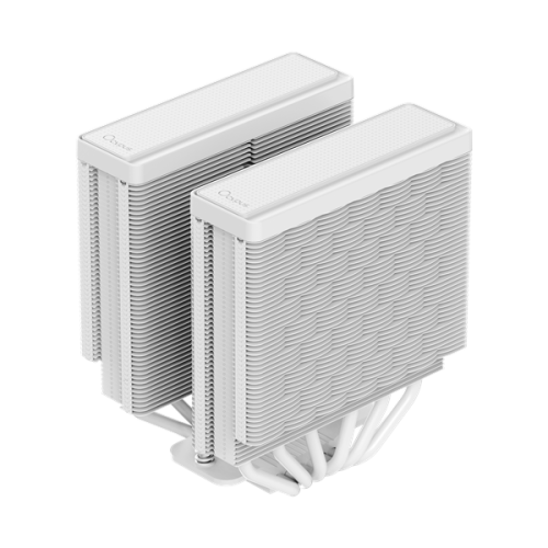 Ocypus Delta A62 WH ARGB, 2x120mm ARGB FAN, Top Panel, 6 HEAT PIPES, 4-PIN PWM, 500-2000 RPM, 29DBA, HYDRO BEARING, LGA115X/1200/1700/18XX, AM4/AM5