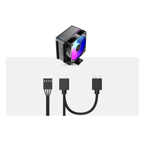 Ocypus Gamma A40 BK ARGB, 100mm ARGB FAN, Top ARGB Panel, 4 HEAT PIPES, 4-PIN PWM, 600-2400 RPM, 29DBA, HYDRO BEARING, LGA115X/1200/1700/18XX, AM4/AM5