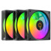 Ocypus Gamma F12 Elite BK ARGB 3 IN 1, 120x120x25mm, 4-PIN PWM, 600-1800 RPM, 26 DBA MAX, HYDRO BEARING