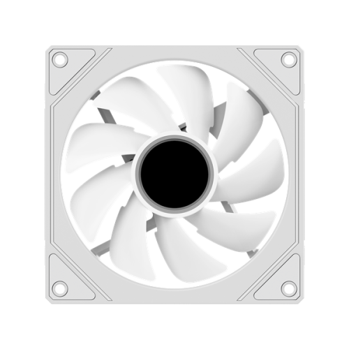 Ocypus Gamma F12 WH ARGB, 120x120x25mm, 4-PIN PWM, 800-1600 RPM, 31 DBA MAX, HYDRO BEARING