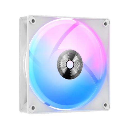 Ocypus Delta F12 WH ARGB, 120x120x25mm, 4-PIN PWM, 500-2000 RPM, 29 DBA MAX, HYDRO BEARING