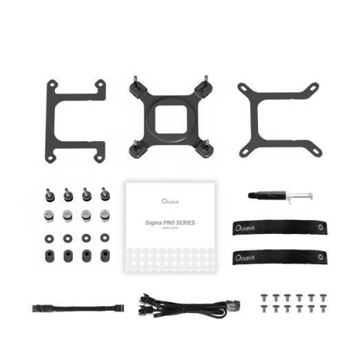 Ocypus Sigma L36 PRO BK, 360mm, LCD Pump, 3x120mm FDB fans, LGA115X/1200/1700/18XX, AM4/AM5