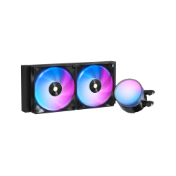 Ocypus Delta L24 BK ARGB V2, 240mm, ARGB Pump,2x120mm ARGB fans, LGA115X/1200/1700/18XX, AM4/AM5