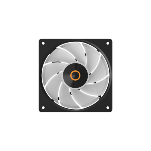 Ocypus Gamma F12 Elite BK ARGB REVERSE BLADE, 120x120x25mm, 4-PIN PWM, 600-1800 RPM, 26 DBA MAX, HYDRO BEARING