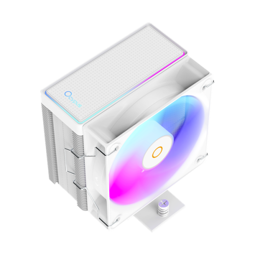 Ocypus Gamma A40 WH ARGB, 100mm ARGB FAN, Top ARGB Panel, 4 HEAT PIPES, 4-PIN PWM, 600-2400 RPM, 29DBA, HYDRO BEARING, LGA115X/1200/1700/18XX, AM4/AM5