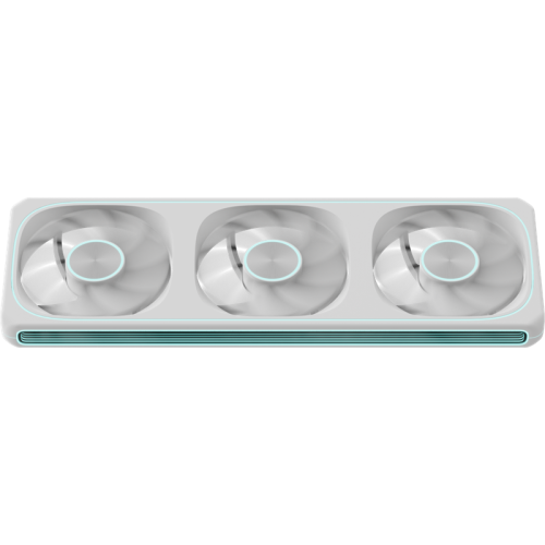 Formula V Line AIR FUSION 3 WH, 360x120x28mm, ARBG 3pin + PWM 4pin, 500-1800 RPM, 34.95 DBA MAX, HYDRO BEARING