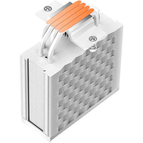 PCCooler RZ400 V2 WH, 120mm FAN, 4 HEAT PIPES, 4-PIN PWM, 500-2200 RPM, 32 DBA, FDB BEARING, LGA 1851/1700/1200/115X, AMD AM5/AM4