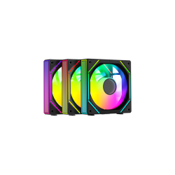 Ocypus Gamma F12 UNI BK ARGB REVERSE BLADE 3 IN 1, 3x120x120x25mm, 4-PIN PWM, 800-1800 RPM, 31 DBA MAX, HYDRO BEARING