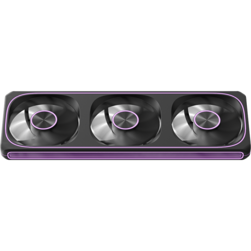 Formula V Line AIR FUSION 3 BK REVERSE, 360x120x28mm, ARBG 3pin + PWM 4pin, 500-1800 RPM, 37.83 DBA MAX, HYDRO BEARING