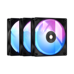 Ocypus Delta F12 BK ARGB 3 IN 1, 120x120x25mm, 4-PIN PWM, 500-2000 RPM, 29 DBA MAX, HYDRO BEARING