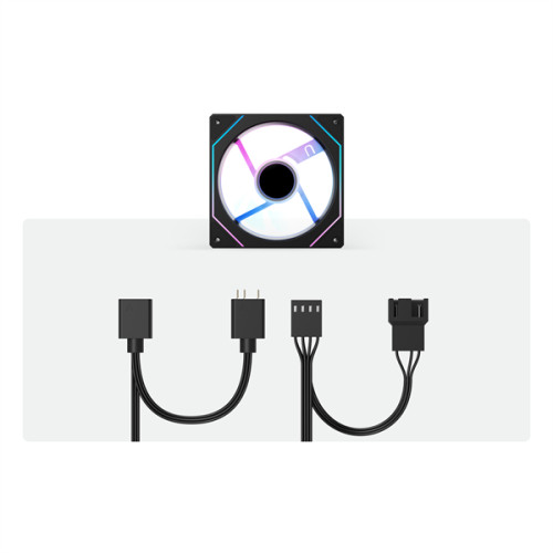 Ocypus Gamma F12 BK ARGB, 120x120x25mm, 4-PIN PWM, 800-1600 RPM, 31 DBA MAX, HYDRO BEARING