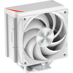 PCCooler RZ400 V2 WH, 120mm FAN, 4 HEAT PIPES, 4-PIN PWM, 500-2200 RPM, 32 DBA, FDB BEARING, LGA 1851/1700/1200/115X, AMD AM5/AM4