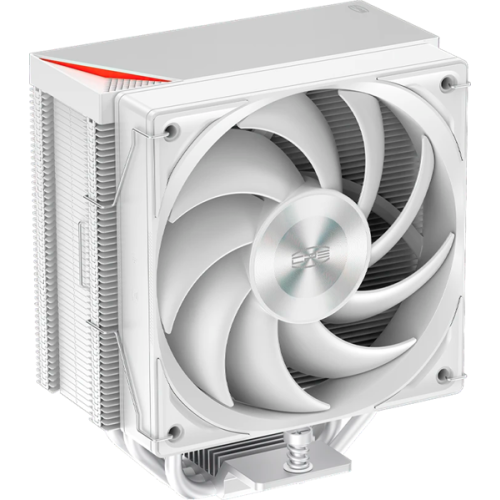 PCCooler RZ400 V2 WH, 120mm FAN, 4 HEAT PIPES, 4-PIN PWM, 500-2200 RPM, 32 DBA, FDB BEARING, LGA 1851/1700/1200/115X, AMD AM5/AM4