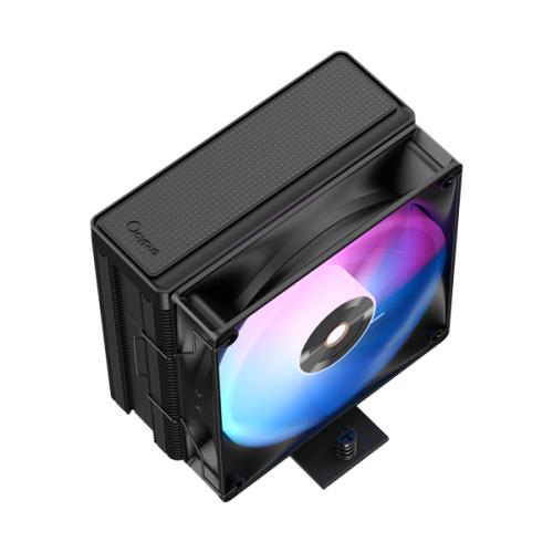 Ocypus Delta A40 BK ARGB, 120mm ARGB FAN, Top Panel, 4 HEAT PIPES, 4-PIN PWM, 500-2000 RPM, 29DBA, HYDRO BEARING, LGA115X/1200/1700/18XX, AM4/AM5