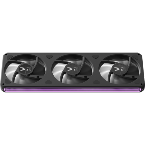 Formula V Line AIR FUSION 3 BK REVERSE, 360x120x28mm, ARBG 3pin + PWM 4pin, 500-1800 RPM, 37.83 DBA MAX, HYDRO BEARING