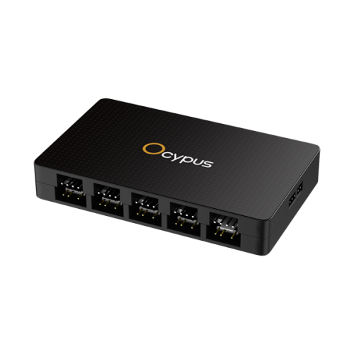 Ocypus Delta EH10 BK PRO, 10 ports FAN/ARGB Hub, remote control
