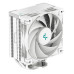 DEEPCOOL AK400 WH LGA1700/1200/115X/AM5/AM4 (18шт/кор, TDP 220W, PWM, Fan 120mm, 4 тепл. Трубки, белый) RET