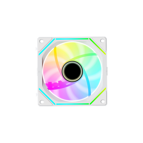 Ocypus Gamma F12 UNI WH ARGB REVERSE BLADE 3 IN 1, 3x120x120x25mm, 4-PIN PWM, 800-1800 RPM, 31 DBA MAX, HYDRO BEARING