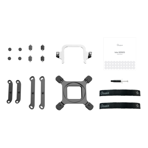 Ocypus Iota L24 WH, 240mm, Display Pump, 2x120mm FDB fans, LGA115X/1200/1700/18XX, AM4/AM5
