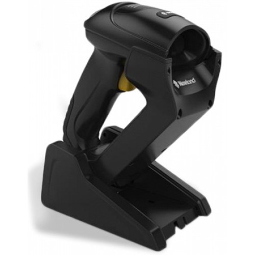 Newland NLS-HR5280 (BT) Retail Version 2D CMOS Mega Pixel Wireless Bluetooth Handheld Reader with Stand/Docking Station, USB cable and multiplug adapter.