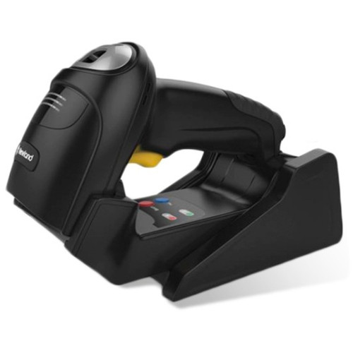 Newland NLS-HR5280 (BT) Retail Version 2D CMOS Mega Pixel Wireless Bluetooth Handheld Reader with Stand/Docking Station, USB cable and multiplug adapter.