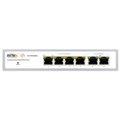 Wi-Tek WI-PCES306G, настраиваемый PoE 60Вт, порты 4 PoE GE + 2GE, Easy Smart