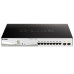 D-Link PROJ Smart  L2 Switch 8х1000Base-T PoE, 2х1000Base-X SFP, PoE Budget 130W, Compact CLI