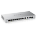 Мультигигабитный Smart L2 Zyxel XGS1250-12, 8xGE, 3x1/2,5/5/10G, 1xSFP+, кнопка LED ECO Mode, настольный
