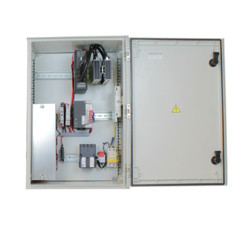 OSNOVO OSP-46TB3(SW-80802/ILS(port 75W)) Уличный управляемый (L2+) коммутатор на 10 портов с термостабилизацией, грозозащитой портов PoE, резервным питанием и функцией мониторинга температуры/влажност