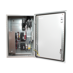 OSNOVO OS-46TB3(SW-80802/ILS(port 75W)) Уличный управляемый (L2+) коммутатор на 10 портов с термостабилизацией, грозозащитой портов PoE, резервным питанием и функцией мониторинга температуры/влажности