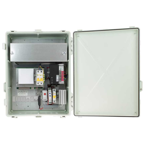 OSNOVO SW-80802/WLU Уличный управляемый (L2+) PoE коммутатор на 10 портов с термостабилизацией и резервным питанием (АКБ - 7Ач). Порты: 1 x GE (10/100/1000Base-T) с PoE BT (до 90W) + 7 x GE (10/100/10