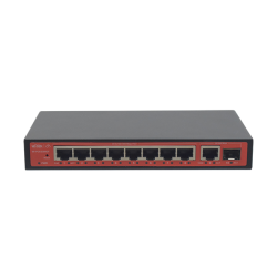 Wi-Tek WI-PCES308GF настраиваемый PoE 60Вт, порты 8 PoE GE + 1 GE + 1 SFP, Easy Smart