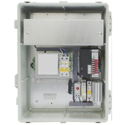 OSNOVO SW-80402-WMU(port 90W) Уличный Web-управляемый PoE коммутатор на 6 портов с термостабилизацией и резервным питанием (АКБ - 7Ач). Порты: 4 x GE (10/100/1000Base-T) с PoE (до 90W) + 2 x GE SFP (1