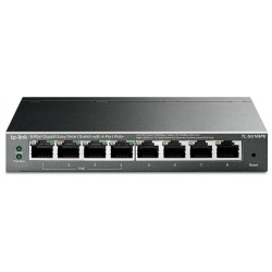TP-Link TL-SG108PE, 8-портовый гигабитный Easy Smart PoE-коммутатор, 8 гигабитных портов RJ45, 4 порта с поддержкой PoE, поддержка 802.3af, бюджет PoE до 55 Вт, стальной корпус