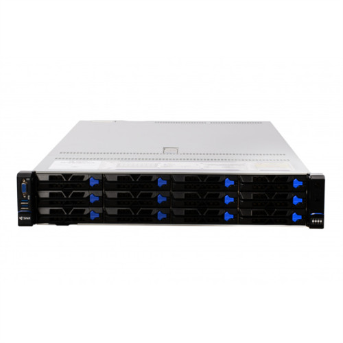 SNR-SR2412LE Rack 2U, 2xAMD EPYC SP5, 24xDDR5/5600MHz(upto 6TB), 12xHDD LFF/SFF SATA/SAS + 2xSFF rear, 2x M.2 (2280 / 22110), noRAID, 8xPCIe 5.0/4.0, 2x1GbE, 2x1300W, Rails.
