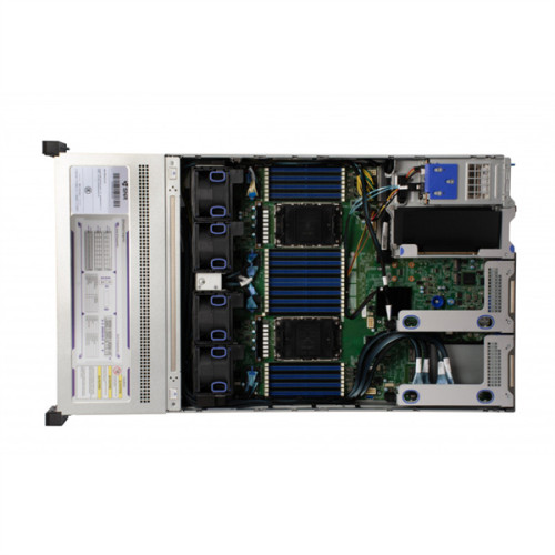 SNR-SR2425LS-NV Rack 2U, 2xXeon LGA4677, 32xDDR5/5600MHz(upto 8TB), 24xHDD SFF SATA/SAS/NVMe + 2xSFF rear, 2x M.2 (2280 / 22110), noRAID, 5xPCIe 5.0/4.0, 2x1GbE, 2x1300W, Rails