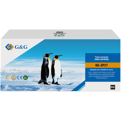 G&G toner-cartridge для Canon i-SENSYS LBP-3210/MF-3110/3220/5600; LaserShot LBP-3200; LaserBase MF-3240/5630/5650/5730/5750/5770 2 500 стр. гарантия 36 мес. распродажа остатков