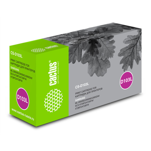 Cactus CS-D103L MLT-D103L черный (2500стр.) для Samsung SCX-4728FD/ML-2955ND/2955DW