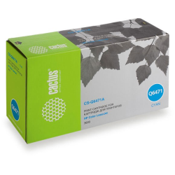 Cactus CS-Q6471A Q6471A голубой (4000стр.) для HP CLJ 3600