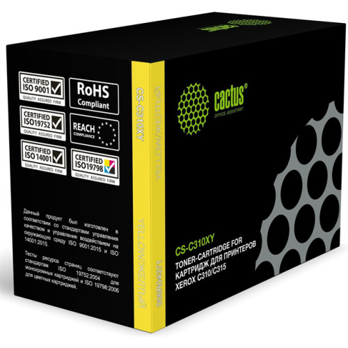 Cactus CS-C310XY 006R04371 желтый (5500стр.) для Xerox C310/C315