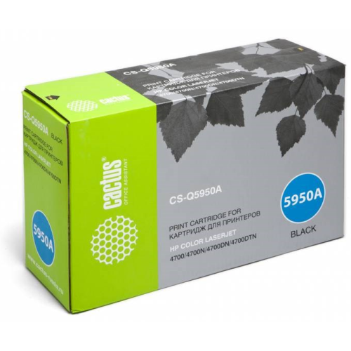 Cactus CS-Q5950A Q5950A черный (11000стр.) для HP CLJ 4700