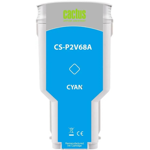 Cactus CS-P2V68A №730 голубой (300мл) для HP Designjet T1600/1700/2600